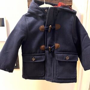 Carter's Dark Blue Toggle Pea Coat Kids